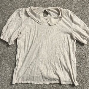 Short Sleeve Collared Loft Top